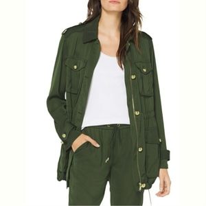 Michael Kors Drapey Army Utility Jacket